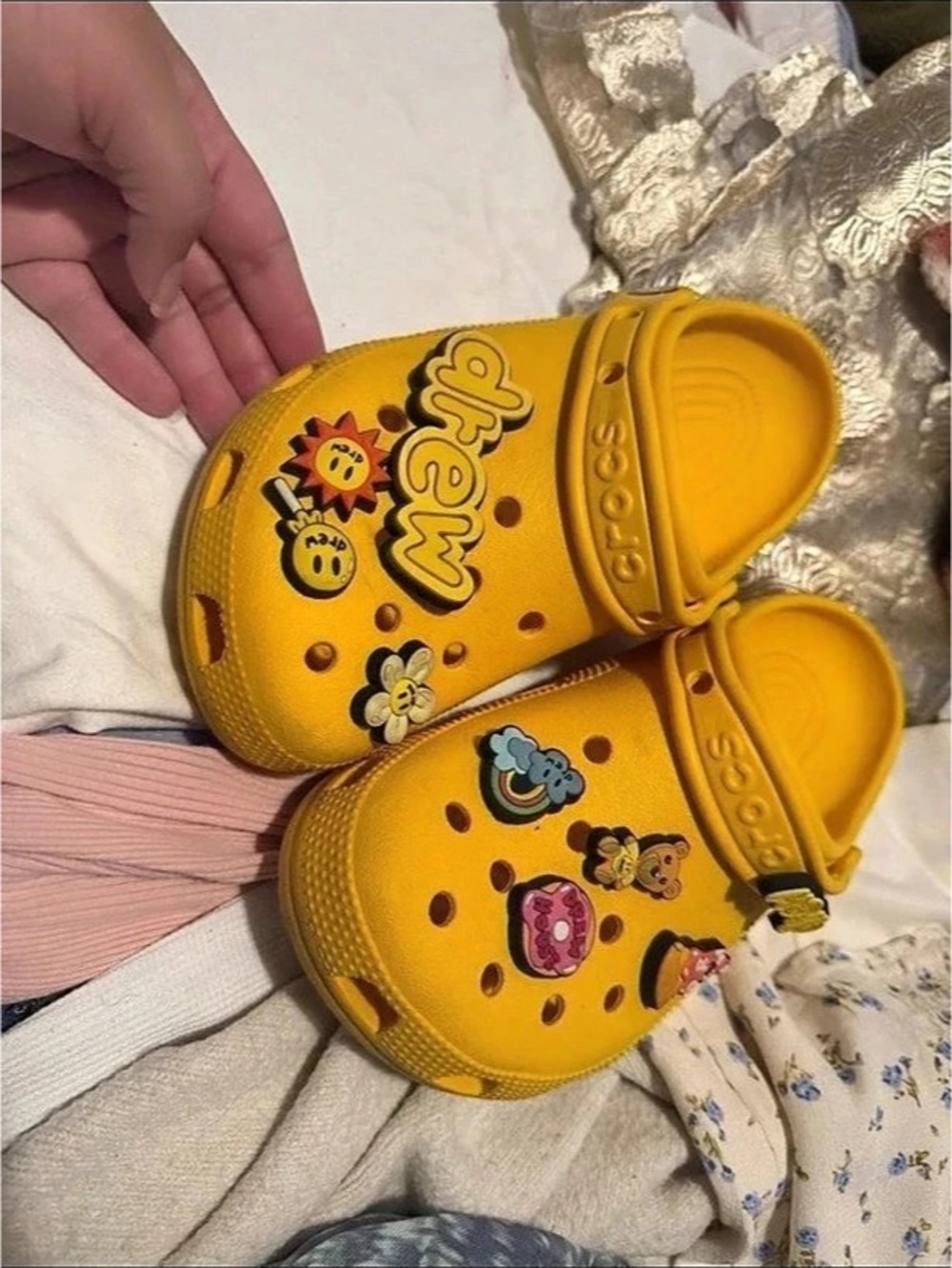 Crocs Classic Clog Justin Bieber with Drew House Yellow Clogs
